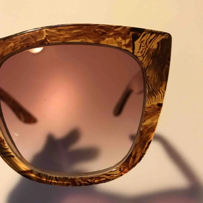 Pre-owned Retrosuperfuture Camel Sunglasses
