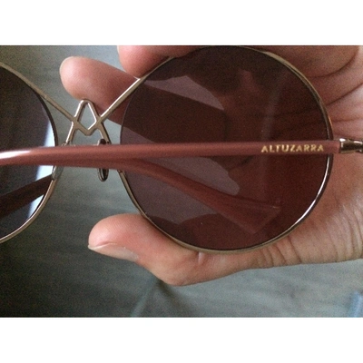 Pre-owned Altuzarra Pink Metal Sunglasses