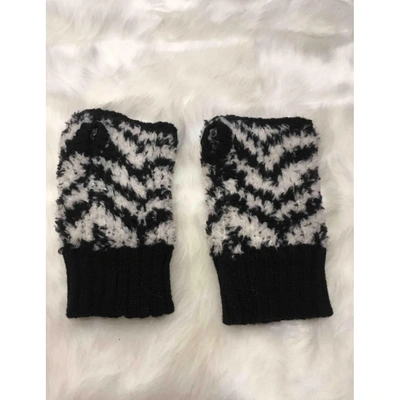 Pre-owned Kris Van Assche Black Wool Gloves