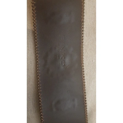 Pre-owned Pinko Brown Leather Belt