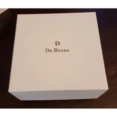 Pre-owned De Beers White Gold Ring In Other