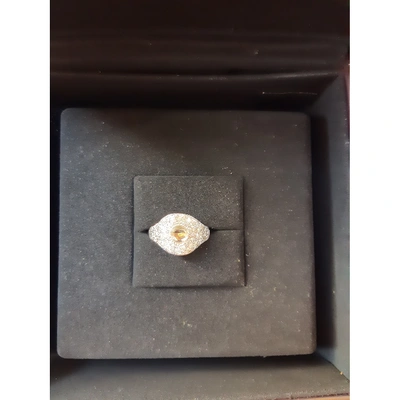 Pre-owned De Beers White Gold Ring In Other