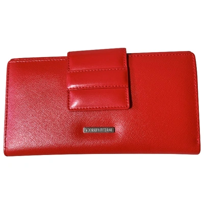 Pre-owned Cerruti 1881 Leather Wallet In Red | ModeSens