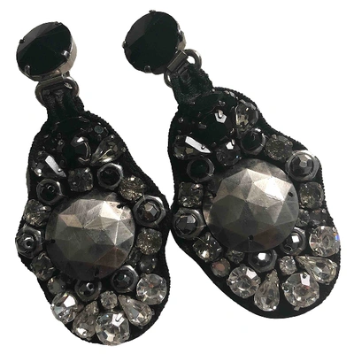 Pre-owned Prada Earrings In Black