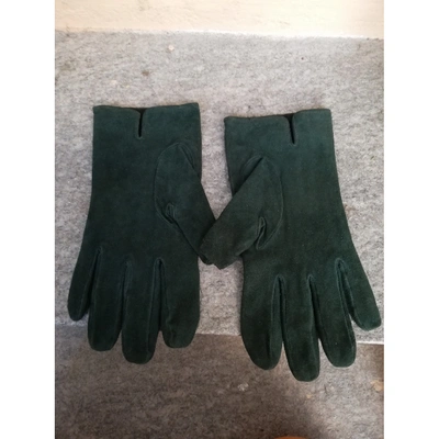 Pre-owned Loro Piana Gloves In Green