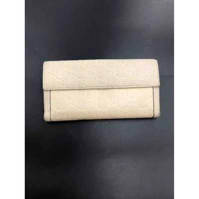 Pre-owned Gucci Leather Clutch In Other