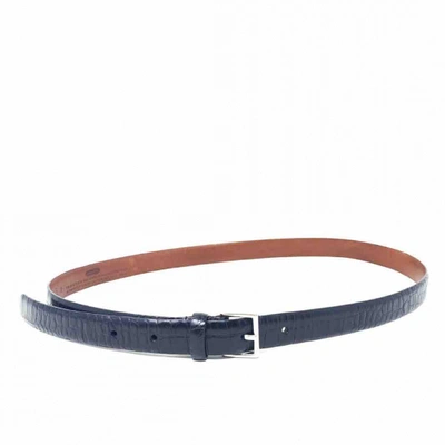 Pre-owned Coach Black Leather Belt