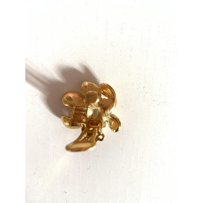 Pre-owned Lanvin Earrings In Gold
