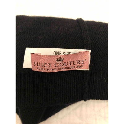 Pre-owned Juicy Couture Beanie In Black