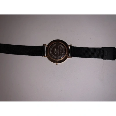 Pre-owned Daniel Wellington Gold Steel Watch