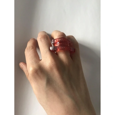 Pre-owned Marc Jacobs Red Ring