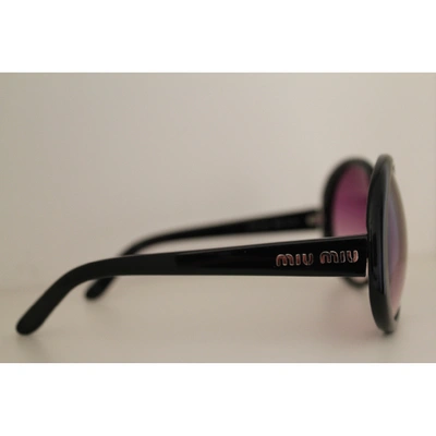 Pre-owned Miu Miu Black Sunglasses