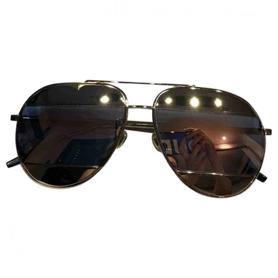Pre-owned Dior Gold Metal Sunglasses