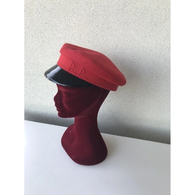 Pre-owned Ruslan Baginskiy Wool Hat In Red
