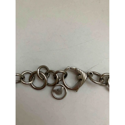 Pre-owned Emporio Armani Necklace In Metallic