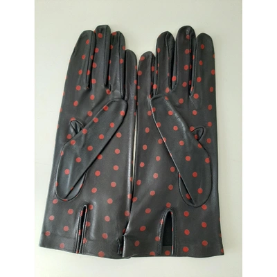 Pre-owned Bjorg Leather Gloves