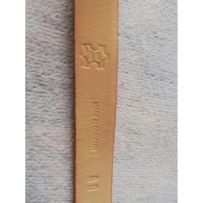 Pre-owned Schumacher Leather Belt