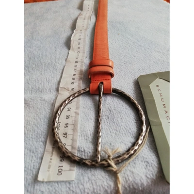 Pre-owned Schumacher Leather Belt