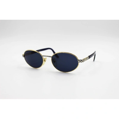 Pre-owned Diane Von Furstenberg Gold Metal Sunglasses