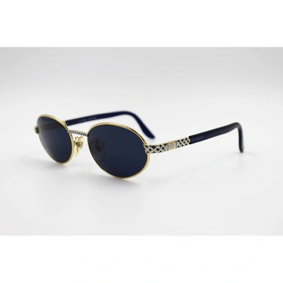 Pre-owned Diane Von Furstenberg Gold Metal Sunglasses