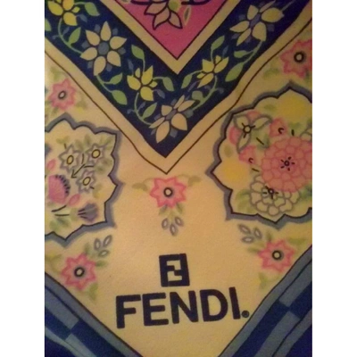 Pre-owned Fendi Silk Neckerchief In Other