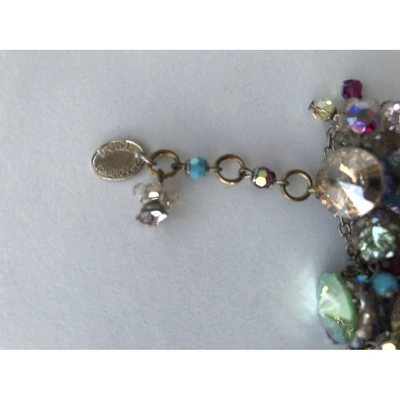 Pre-owned Swarovski Crystal Bracelet In Multicolour