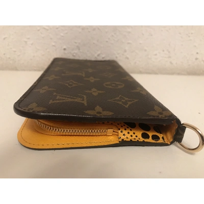 LOUIS VUITTON Pre-owned Cloth Wallet In Brown