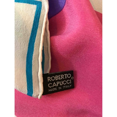 Pre-owned Roberto Capucci Silk Neckerchief In Multicolour