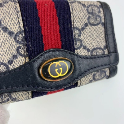 Pre-owned Gucci Navy Purses, Wallet & Cases