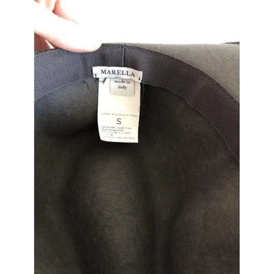 Pre-owned Marella Wool Panama In Grey