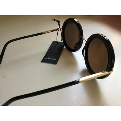 Pre-owned Sunday Somewhere Black Metal Sunglasses