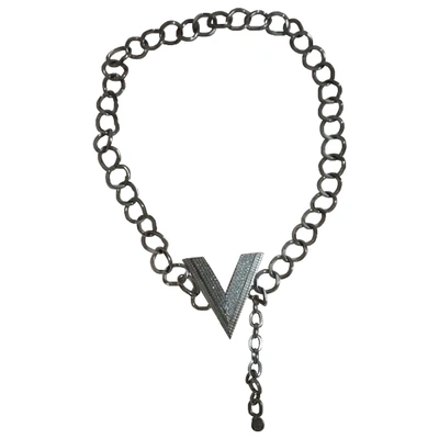 Pre-owned Versace Metallic Chain Belt