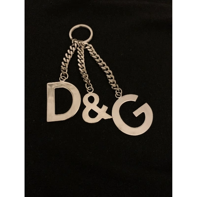 Pre-owned Dolce & Gabbana Bag Charm In Silver