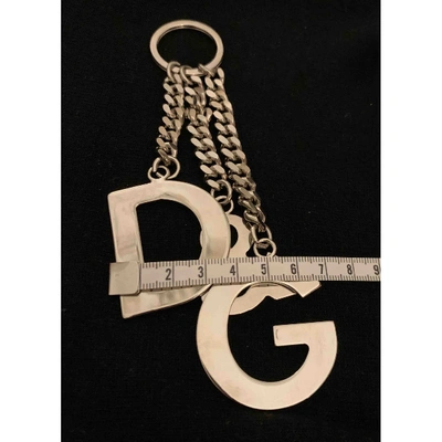 Pre-owned Dolce & Gabbana Bag Charm In Silver