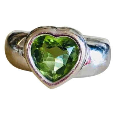Pre-owned Piaget Green White Gold Ring
