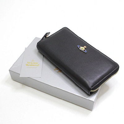 Pre-owned Vivienne Westwood Black Leather Wallet