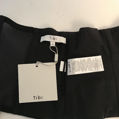 Pre-owned Tibi Belt In Black