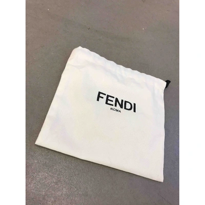 Pre-owned Fendi Yellow Fox Purses, Wallet & Cases