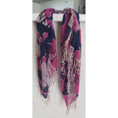 Pre-owned Isabel Marant Étoile Linen Silk Handkerchief In Pink
