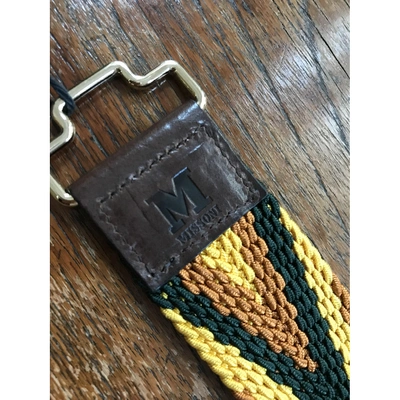 Pre-owned M Missoni Multicolour Cloth Belt