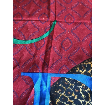 Pre-owned Escada Silk Handkerchief In Multicolour