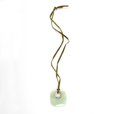 Pre-owned Qeelin Green Jade Necklace