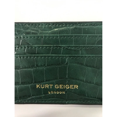 Pre-owned Kurt Geiger Green Purses, Wallet & Cases