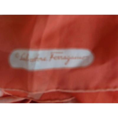 Pre-owned Ferragamo Silk Neckerchief In Other