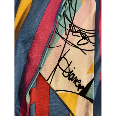 Pre-owned Diane Von Furstenberg Multicolour Silk Scarves