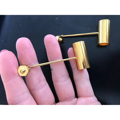 Pre-owned Eddie Borgo Gold Metal Earrings
