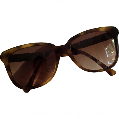 Pre-owned Burberry Camel Sunglasses