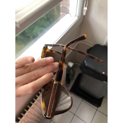 Pre-owned Burberry Camel Sunglasses