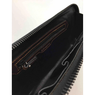 Pre-owned Burberry Leather Wallet In Brown