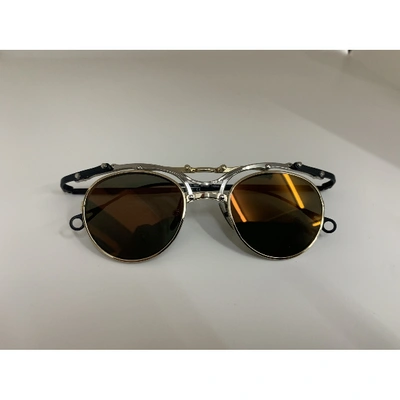 Pre-owned Kuboraum Anthracite Metal Sunglasses